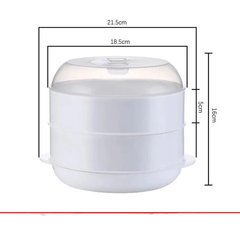 Thanstar Mikrowellen-Dampfgarer, Mikrowellen-Lebensmittel-Kochbehälter, Haushaltsbrötchen, gedämpfte Werkzeuge, Küchenhelfer und Zubehör