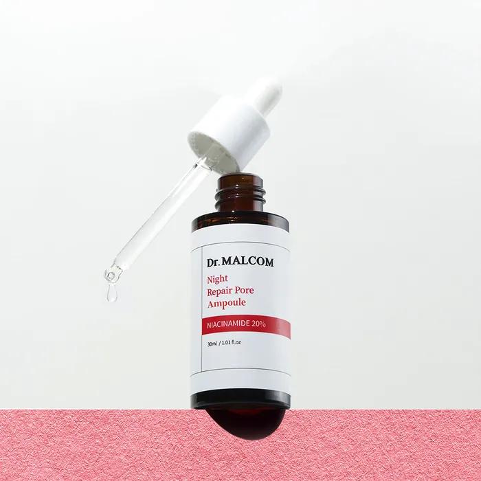 [Dr. Malcolm] Night Repair Pore Ampoule 30ml (Niacinamide 20%)