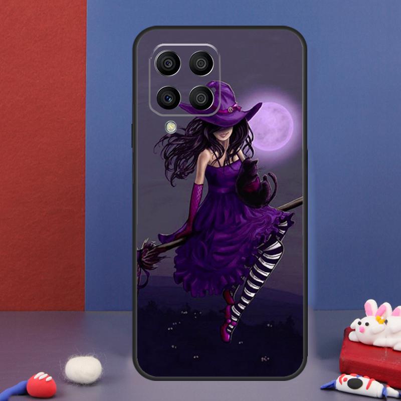 

Halloween Moon Witch Horror Case For Samsung Galaxy M32 M52 M12 M16 M14 M54 M13 M33 M53 M56 M36 M31 M11 M35 M55 M15 M06 Samsung M20