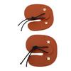 2 pièces Gant de protection pour doigts en cuir PU pour arc recurve Équipement de pratique de tir à l'arc pour arc recurve
