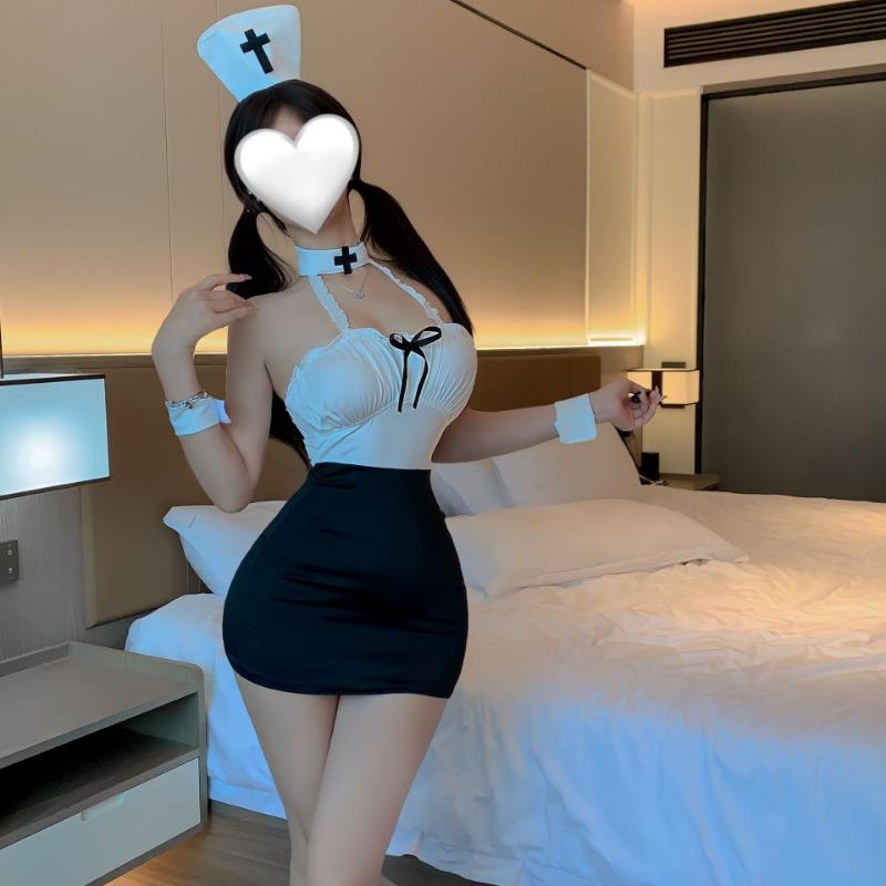 Sexy lingerie hottie hip skirt backless sexy pure desire nurse secretary uniform passion seduction teasing stimulation