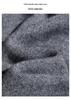Women's Color Block Cashmere Sweater, Double Collar Two-Piece Design, Versatile Knitwear for Autumn/Winter.