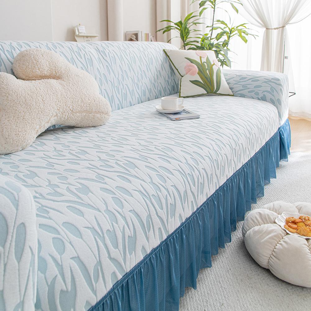 The New Sofa Cover for The Living Room Exudes A Modern Light Luxury and High End Feel and Is Suitable for All Seasons with A Full Package