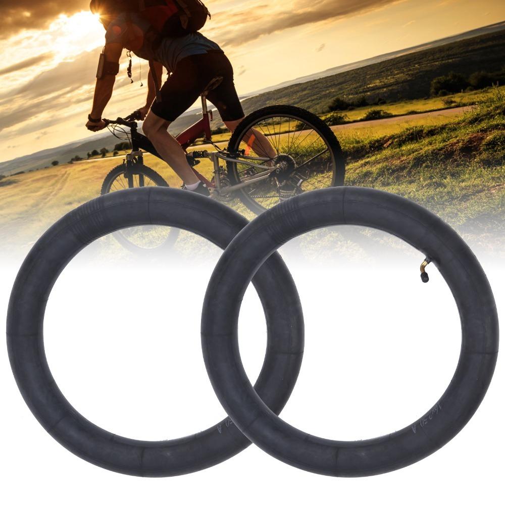 2PCS Butyl Rubber Inner Tube Replacement 18x2.125 inch Bike Replacement Tubes  Bicycle Maintenance 16*2.5