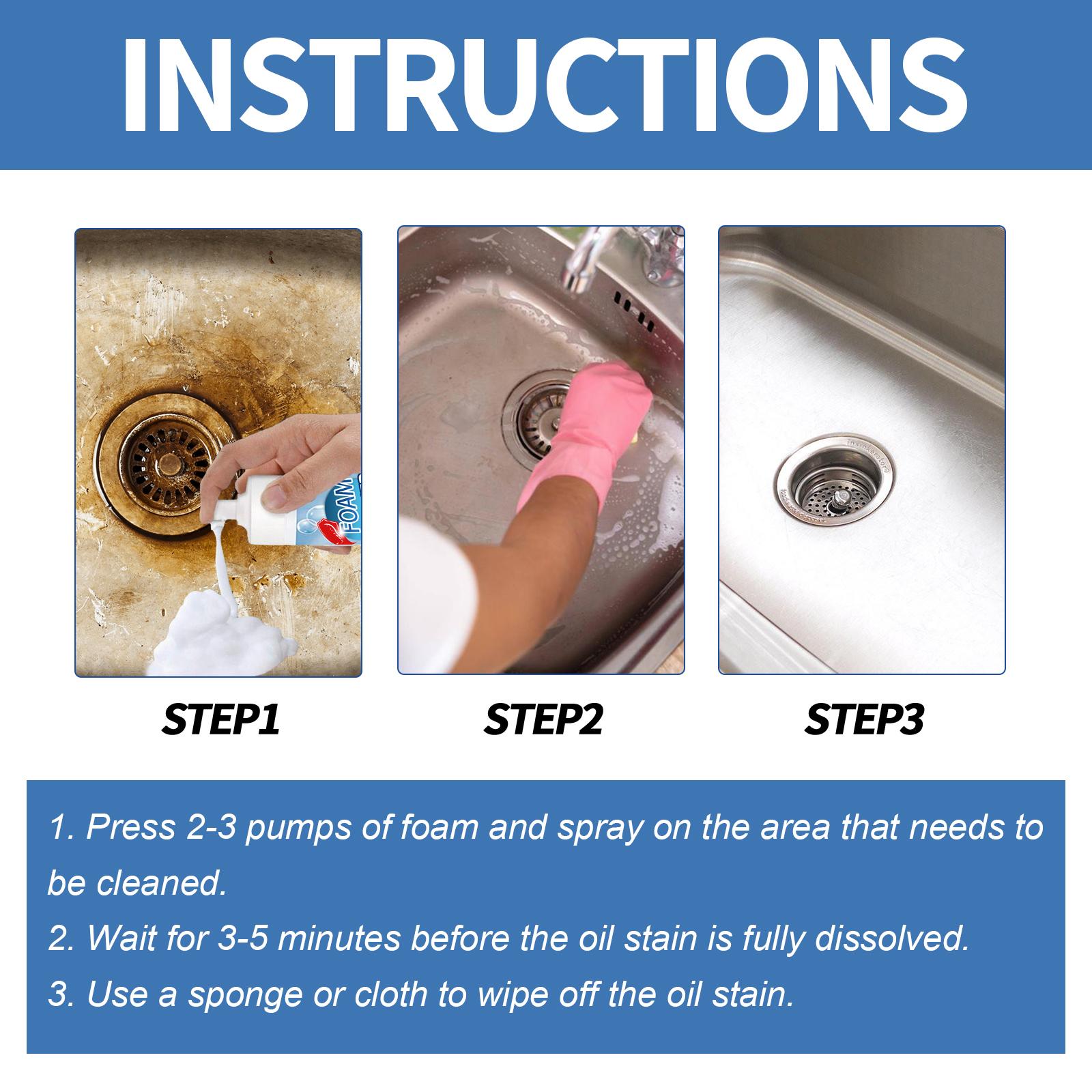 

Pdtoweb Мощное средство для удаления пятен, пенный очиститель, пузырьковый очиститель, кухонное масло, жироочиститель