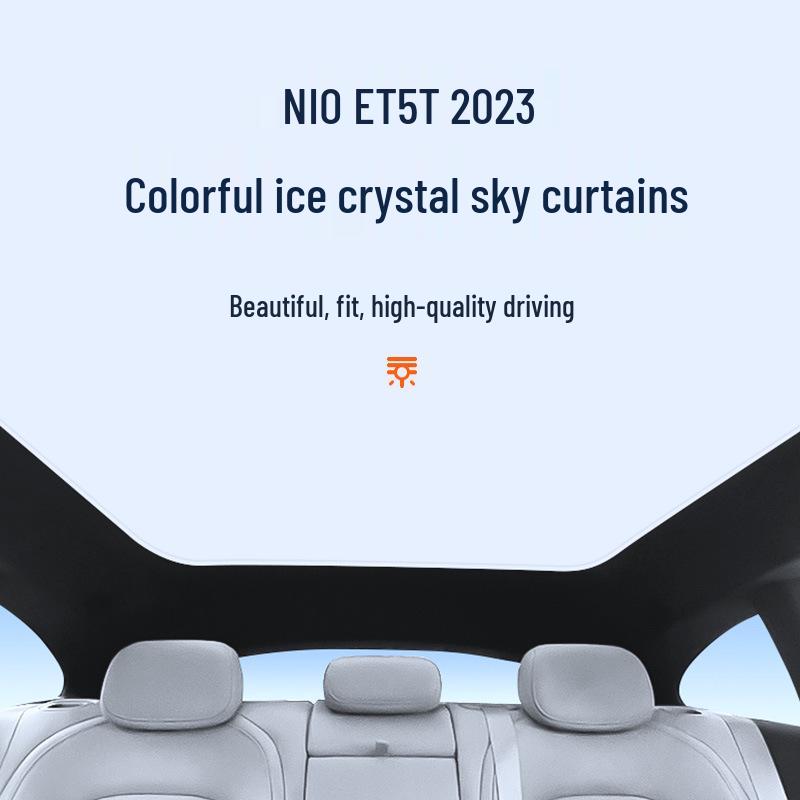 Eiskristall-Sonnendach für 2023 NIO ET5T: Wärmedämmung, Sonnenschutz, Privatsphäre und Lichtblockierung.
