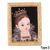 Mini Furniture Retro Frame Miniature Pictures Dolls Accessories Dollhouse Oil Painting Wall Mural