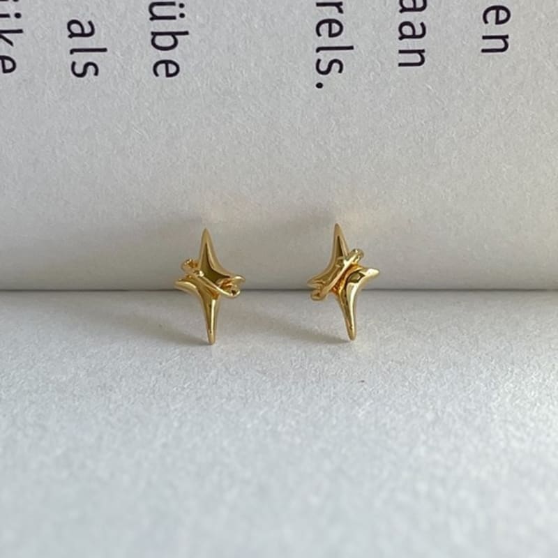 THE BORING Planet Silver Earrings_2colors