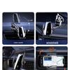 2025 Black Automatic Car Phone Mount & Wireless Charger with Apple Navigation