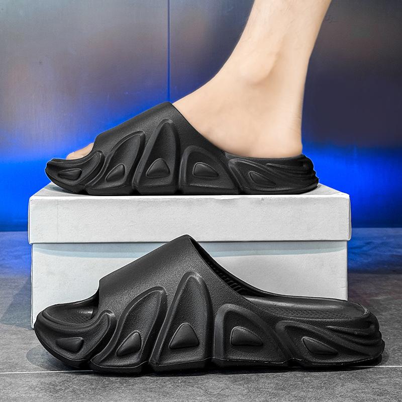 Slippers summer new thick bottom non-slip outer wear slippers casual outdoor beach one-word