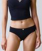 VINAJ Tiny Rose Low Bikini Panties (Black)