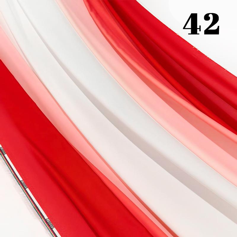100x150cm Gradient Rainbow Fabric Ancient Style Sewing Hanfu Dress Stage DIY Costume Hanfu Silky Dress Stage Garment
