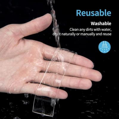 Nano Double Sided Adhesive Tape Extra Strong Glue Two Face Masking Tape Waterproof Traceless Strip Reusable Double Face Tape