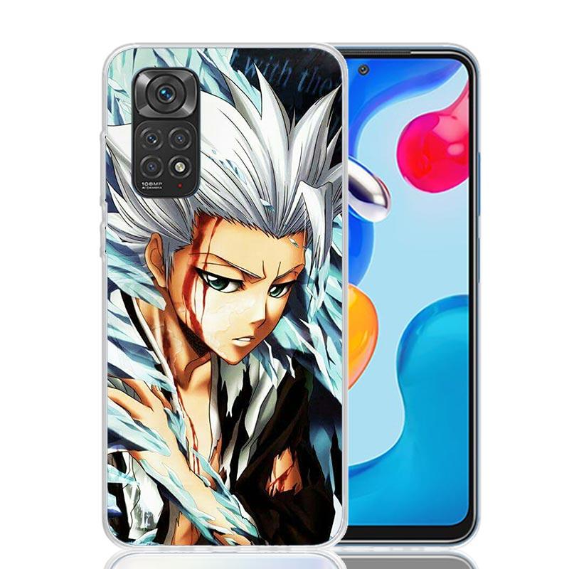 Hitsugaya Toushirou Bleach Phone Case For Xiaomi Redmi Note 15 14 13 12S 12 Pro Plus 11S 11E 11 11T 10S 10 Art Soft Pattern Cove