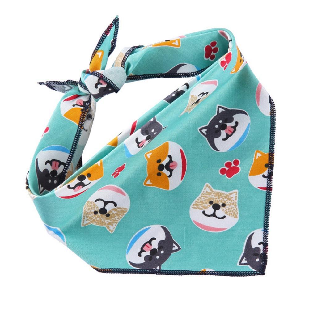 Popular pet triangle towel cat and dog universal cute bib scarf decoration small dog dog saliva towel