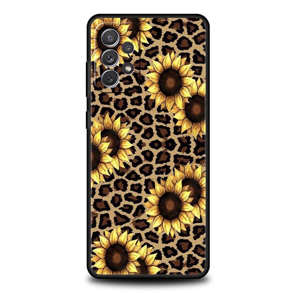 Etui na telefon z wzorem tygrysa, pantery i kwiatów dla Samsung A13 A51 A71 A41 A31 A21S A11 A01 A03S A12 A32 A52 A22 A23 A33 A53 A73 5G