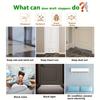 Heavy Duty Draft Stopper Silicone Under Door Draft Stopper Noise Reducing Insulator Door Bottom Sealing Strip Fits Interior/Exterior Doors