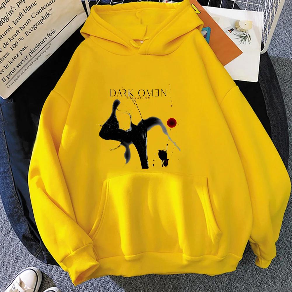 

Sudaderas Hoodies The First Omen Comfortable Fashion Sweatshirt with Hooded Casual Fleece Clothes Moletom Vintage Punk Pullovers 3XL