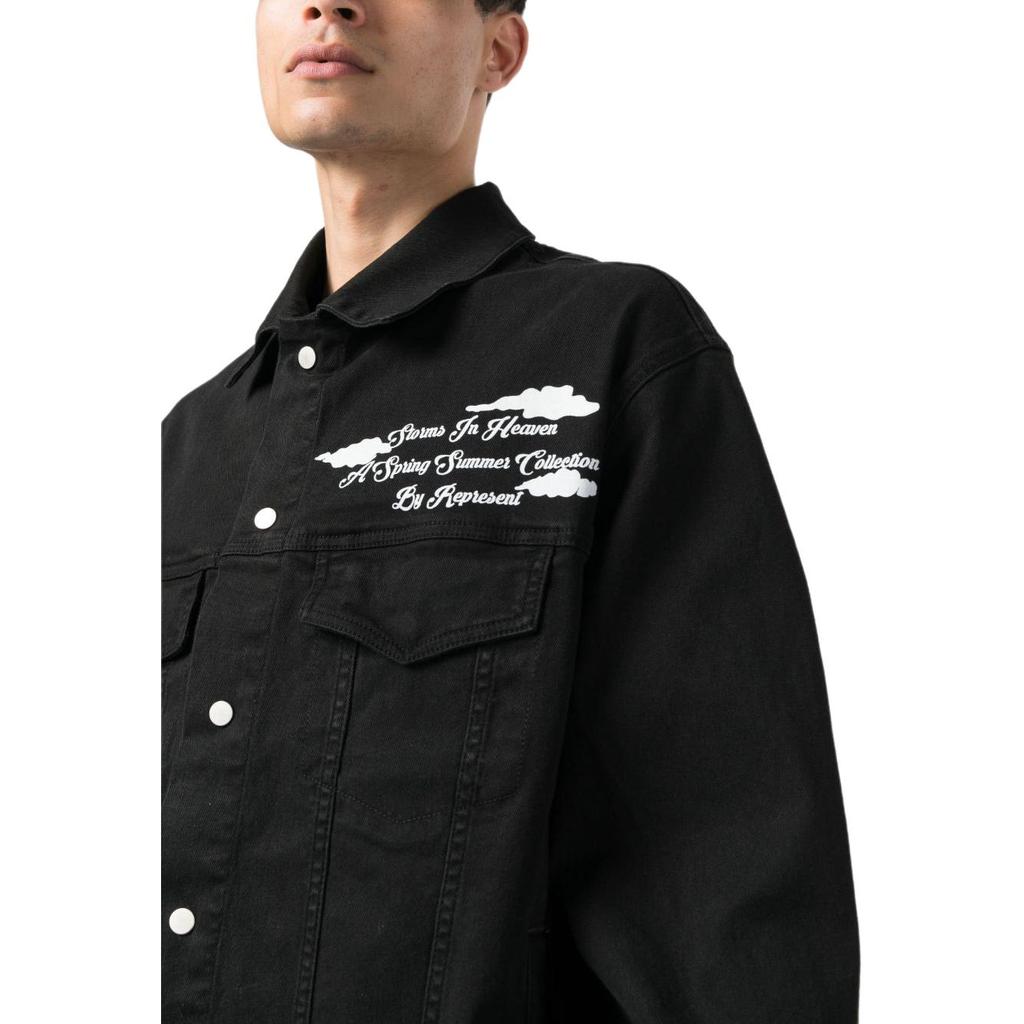 REPRESENT Denim Jacket Men's Black M0123201-BLACK