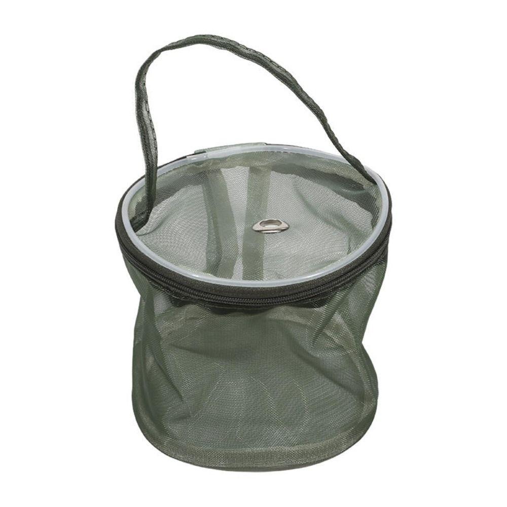 Round Yarn Storage Mesh Bag Lightweight Portable Crochet Yarn Handbag Organizer Hollow Mesh Knitting Wool Yarn Bags