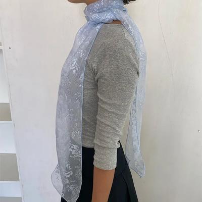 Seer Flower Scarf_blue