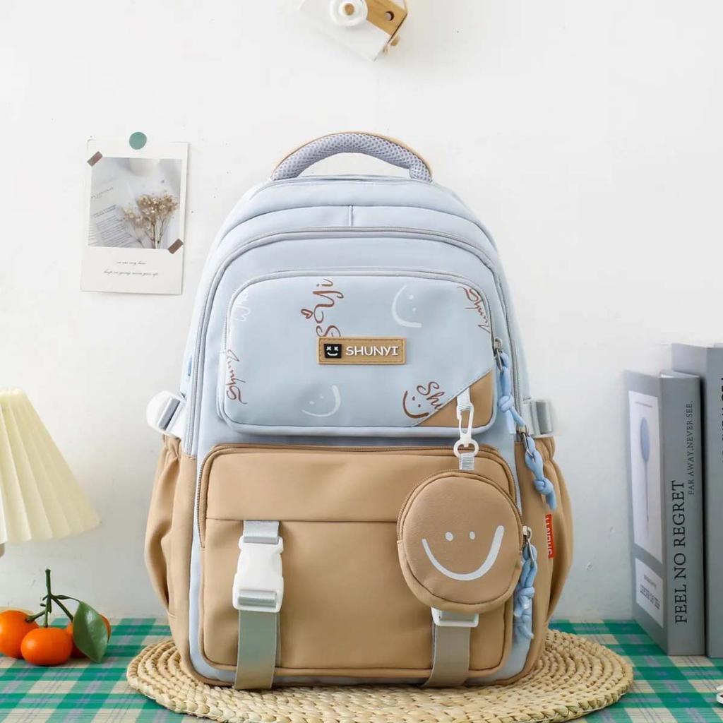 Schoolbag1011 new Mori series simple and fashionable high-value versatile large-capacity backpack for junior and high school students