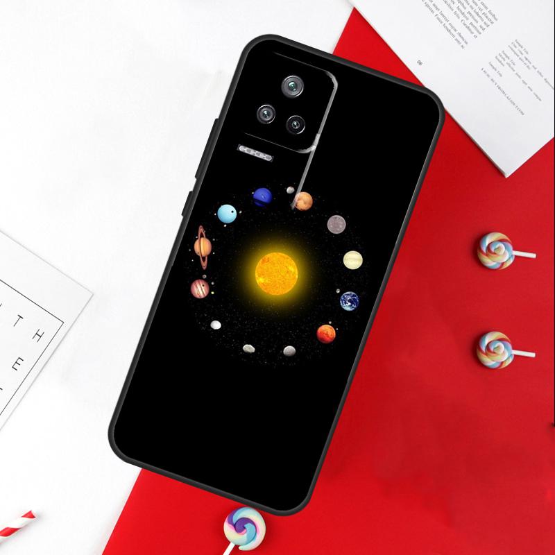Space Planets Solar System Cover For Xiaomi 15 Ultra 13 14 11T 12T 13T 14T Pro POCO X7 Pro X3 X5 X6 M6 F5 F6 Pro Case