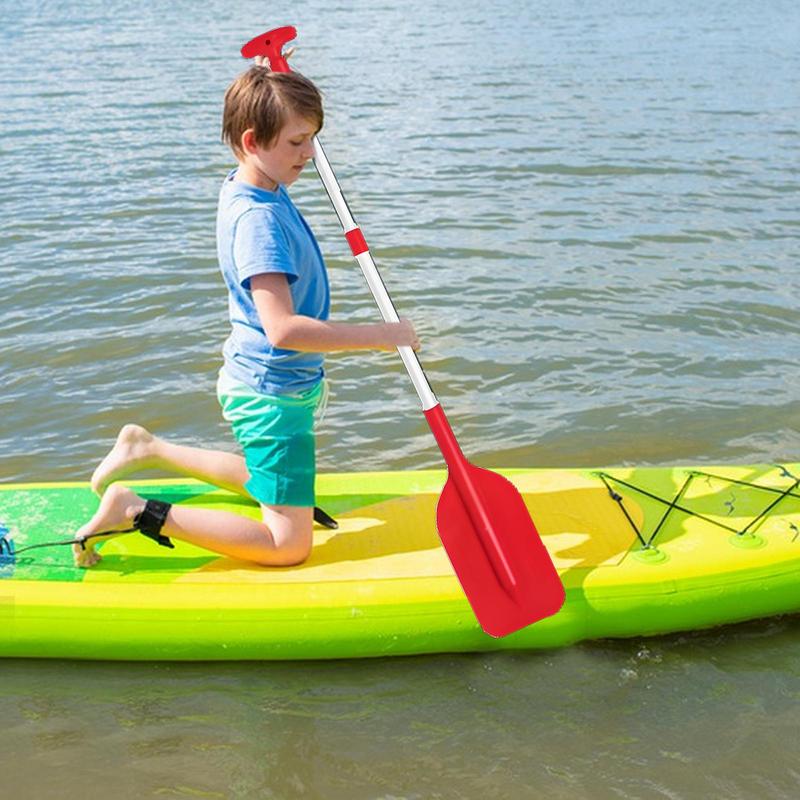 Kids Telescoping Paddle Canoe Paddle for Boat Water Sports Safety Accessories with Anti-Slip Grip for Rowing Kayaking Students