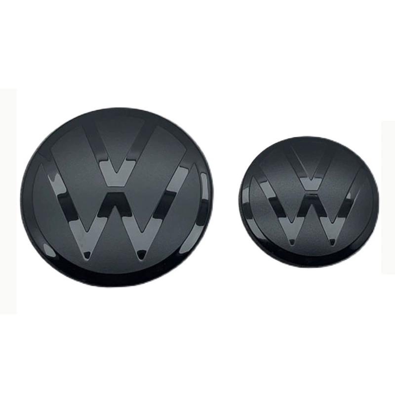 DKRSE1 For VW Volkswagen Jetta MK5 Golf 3D Mirror Logo Car Front Grill Emblem Rear Trunk Cover Badge For Volkswagen VW Golf 6 7 7.5 8 P