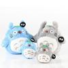 Niedliche Puppe Totoro Plüsch Niedliche Plüschkatze Japanische Anime-Puppe Totoro Lotusblatt Kinderspielzeug Geburtstag Weihnachtsgeschenk Puppe
