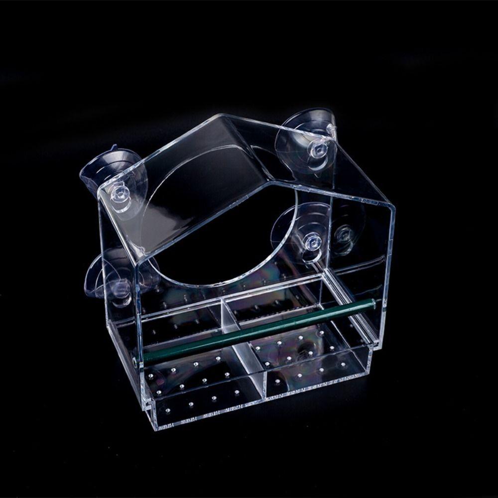 Large Pet Supplies Myna With Suction Cup Parrot Bird House Pet Feeder Bird Feeder Bird Food Box