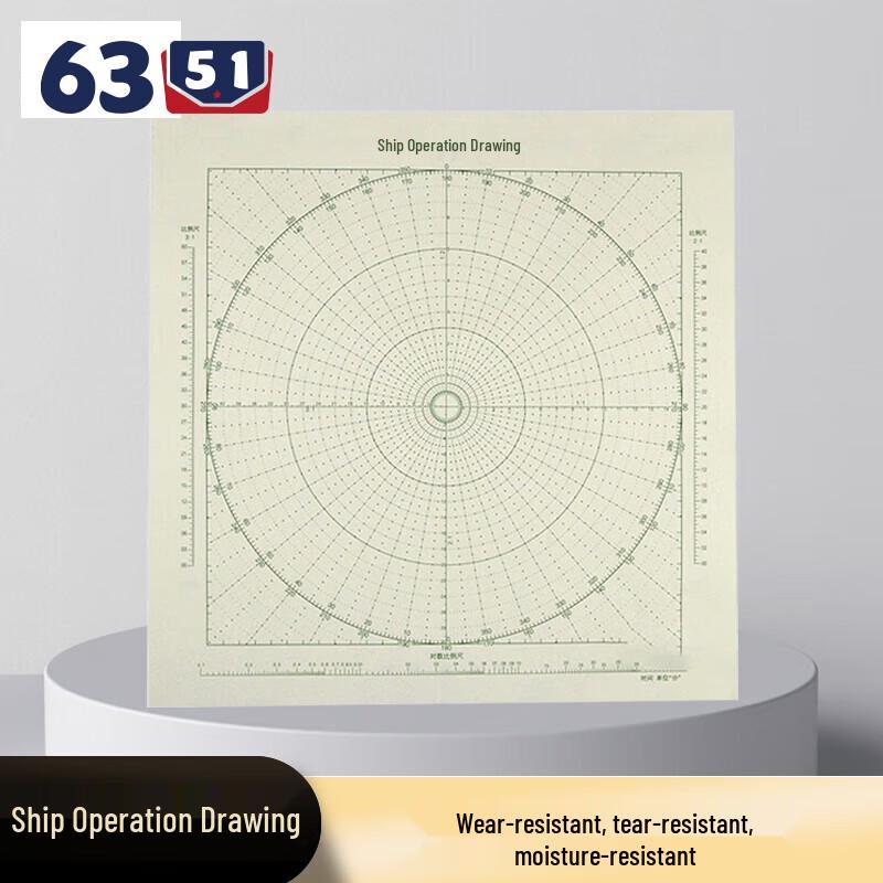 Naval Tactical Measurement Drawing Chart Paper