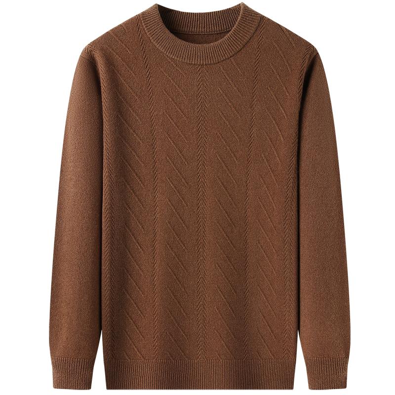 

ROMON Men s 100% Pure Wool Round Neck Sweater XL
