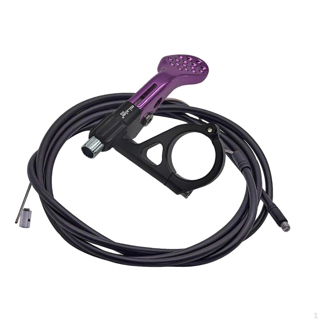 Bike Dropper Post Lever for External and Internal Routing Mountain Road Bikes