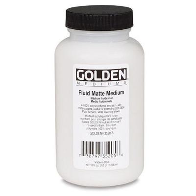 Matte Medium for Golden Fluids 236ml