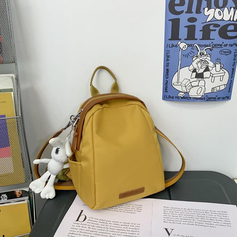 Schoolbag small schoolbag female commuter mommy bag double shoulder sports bag college student class backpack fashion crossbody shoulder bag tide