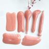 7Pcs/Set Face Scraper Eco-friendly Prevent Wrinkle Resin Massager Guasha Board Set for Home