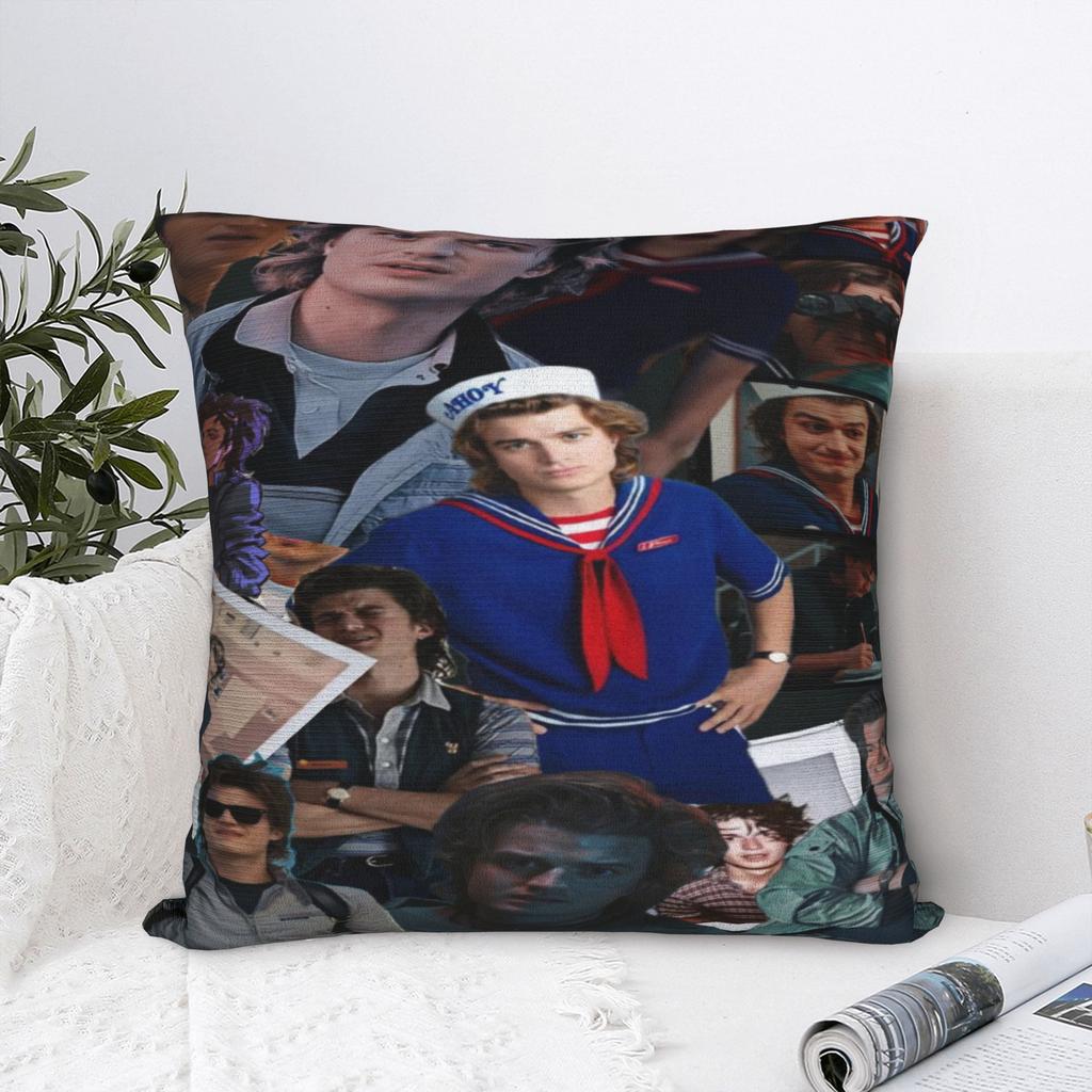 Steve Harrington Pillowcases  Retro Trendy Pillow Case For Sofa Bedroom Home Decor Comfy Pillow Cover