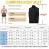 Men Sauna Suit Zipper Design Tummy Control Vest Sleeveless Stand-up Collar Shapewear Sweat Multi-functional Jacket Heat Trapping Body Shaper