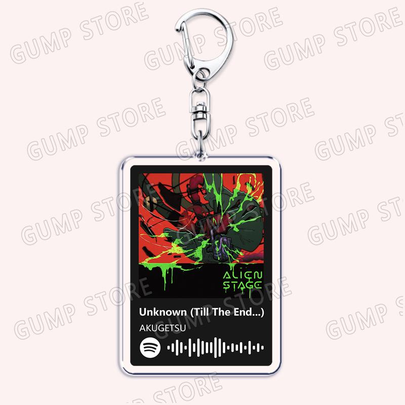 Alien Stage Musik Lieder Schlüsselanhänger für Frauen Zubehör Tasche Herrscher meines Herzens Cure Black Sorrow Schlüsselanhänger Schmuck Fans Freund Geschenke