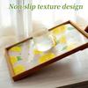 4PCS No Residue Refrigerator Pad Waterproof Anti-oil Cuttable Washable Kitchen Placemat for Shelf Drawer Liner
