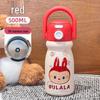 Cartoon Double-Drink Baby Bottle - 316 Stainless Steel Thermos with Straw