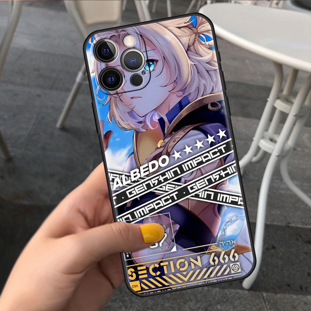 Genshin Impact Anime Case For Apple iPhone 14 13 Pro Max 12 7 8 6 6S Plus 11 Mini XR SE Soft Cover X XS Silicone Phone Funda