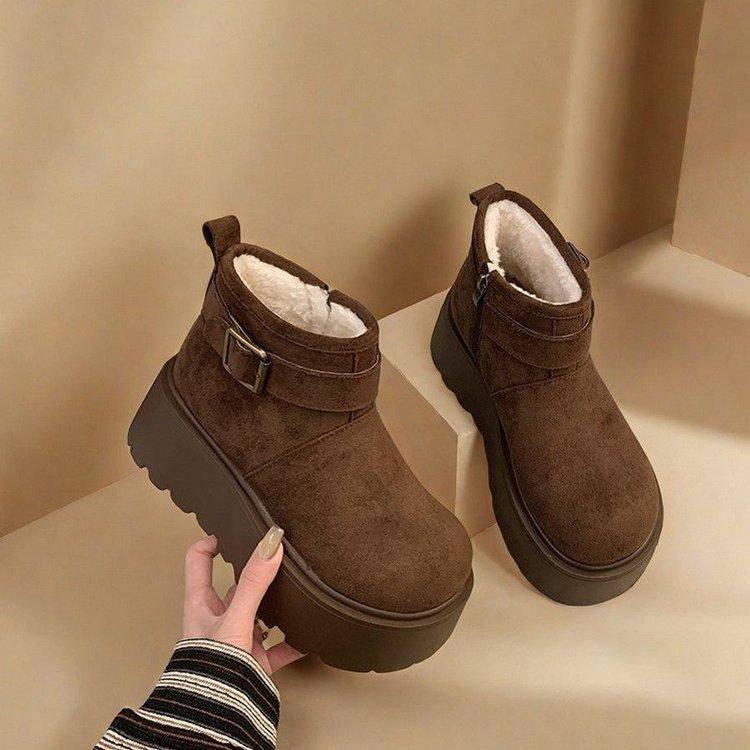 High-top Snow Boots for Women, Thickly Padded and Reinforced, Short Boots, New Style Cotton Shoes