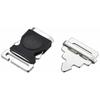 Kijima Helmet One Touch Clip Steel L (Supports up to 27mm width) 401-203
