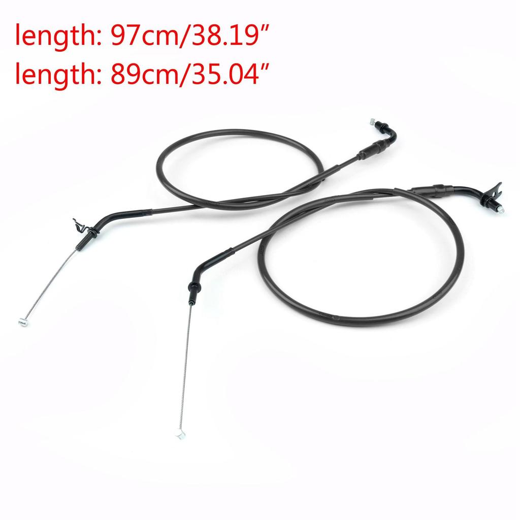 Throttle Cable Push/Pull Wire Line Gas For Kawasaki Z1000 2011-2013 Black