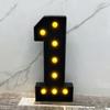 With Yellow Light Black 3FT 91.5cm Marquee Numbers – Fits Birthdays, Anniversaries, Back-to-School & Retirements – Adorn with Balloons/Flowers