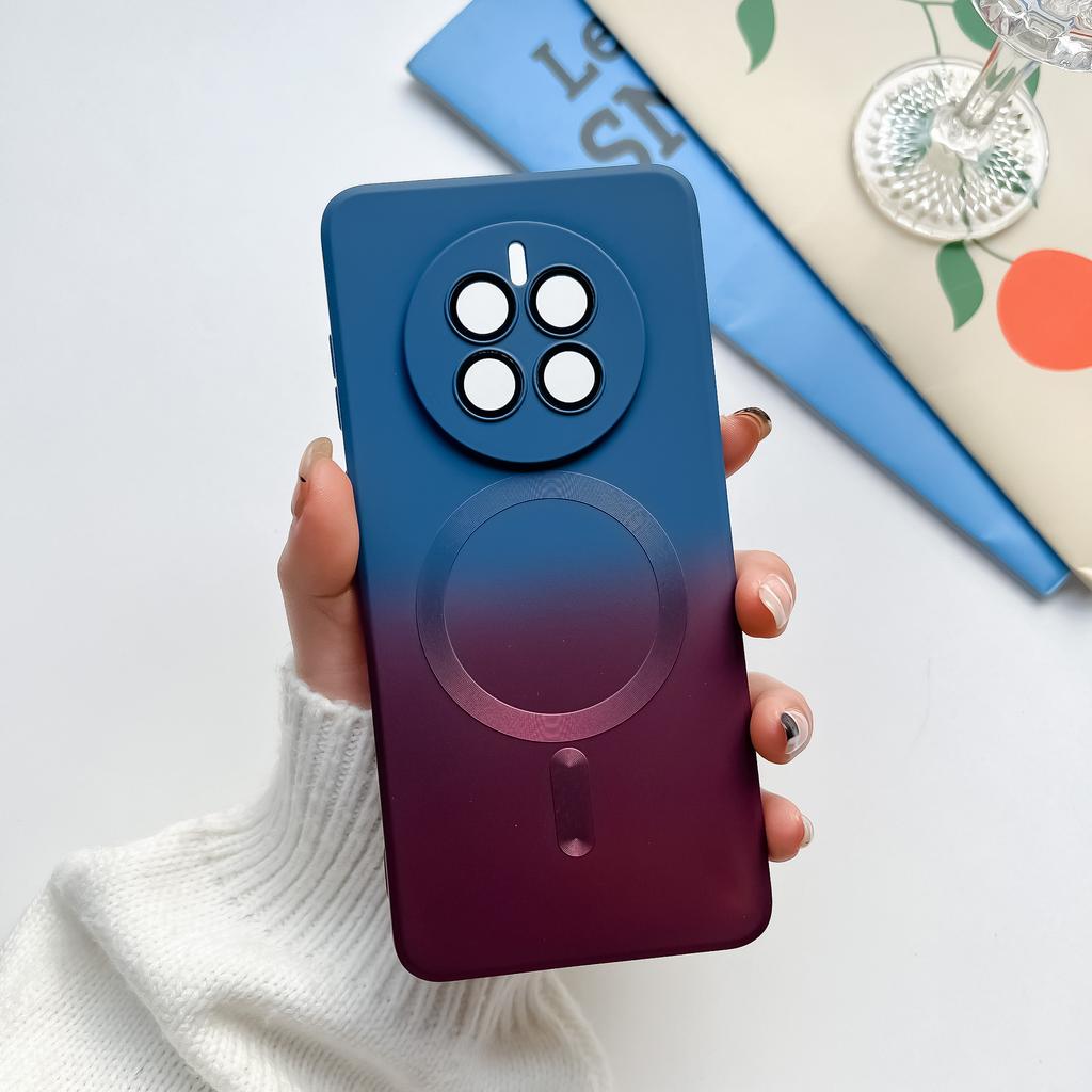 Applicable to Huawei mate11pro magnetic mobile phone case gradual change liquid 11/11 with its own lens film all-inclusive protective case