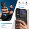 Magnetic Folding Stand Armor Case For Samsung Galaxy A16 A26 A36 A56 S25 S24 Slide Camera Protect Kickstand Shockproof Cover
