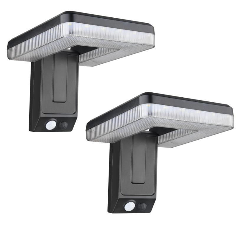 

Светодиодный солнечный светильник 3 режима уличный светильник настенный светильник водонепроницаемый прожектор лампа датчик движения садовый декоративный светильник 2Pcs